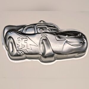 Wilton Lightning McQueen Cake Pan - Metallic Silver Car Mold